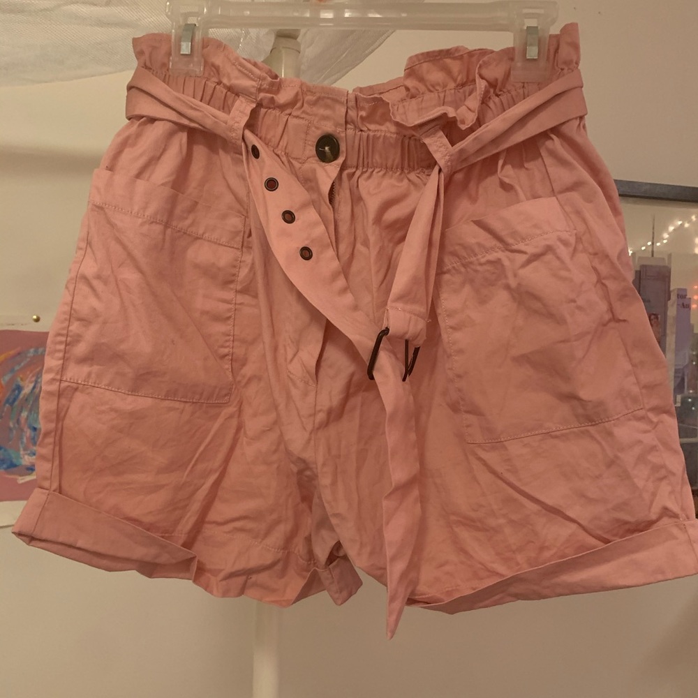 Nasty Gal Paperbag Shorts with Belt